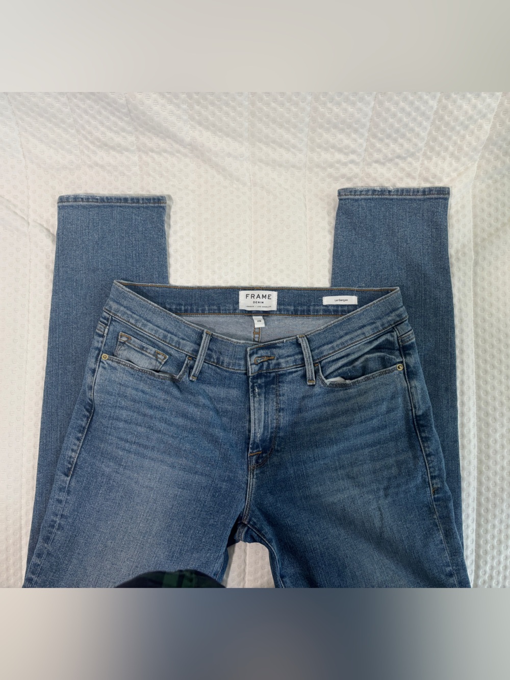 Frame Denim Mid Rise Le Garcon - Picture 2 of 4